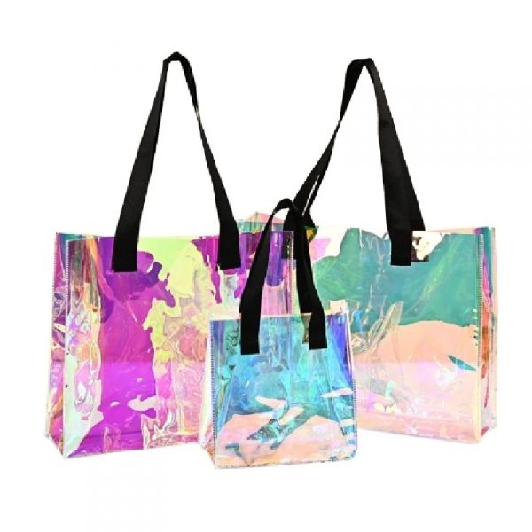 Hologram Bag กระเป๋าช๊อปปิ้งโฮโลแกรม สกรีนโลโก้ Made to Order